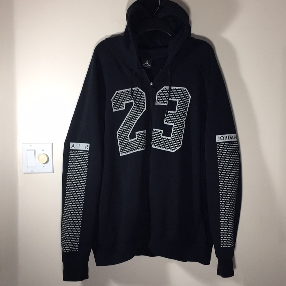 Air Jordon Hoodie Black 23 XXXL 3XL